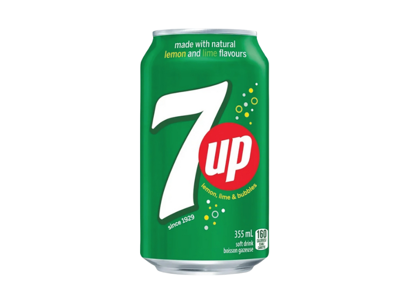 Can or bottle of 7 Up
