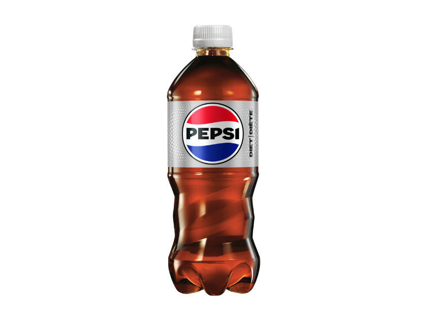 Can or bottle of Diet Pepsi
